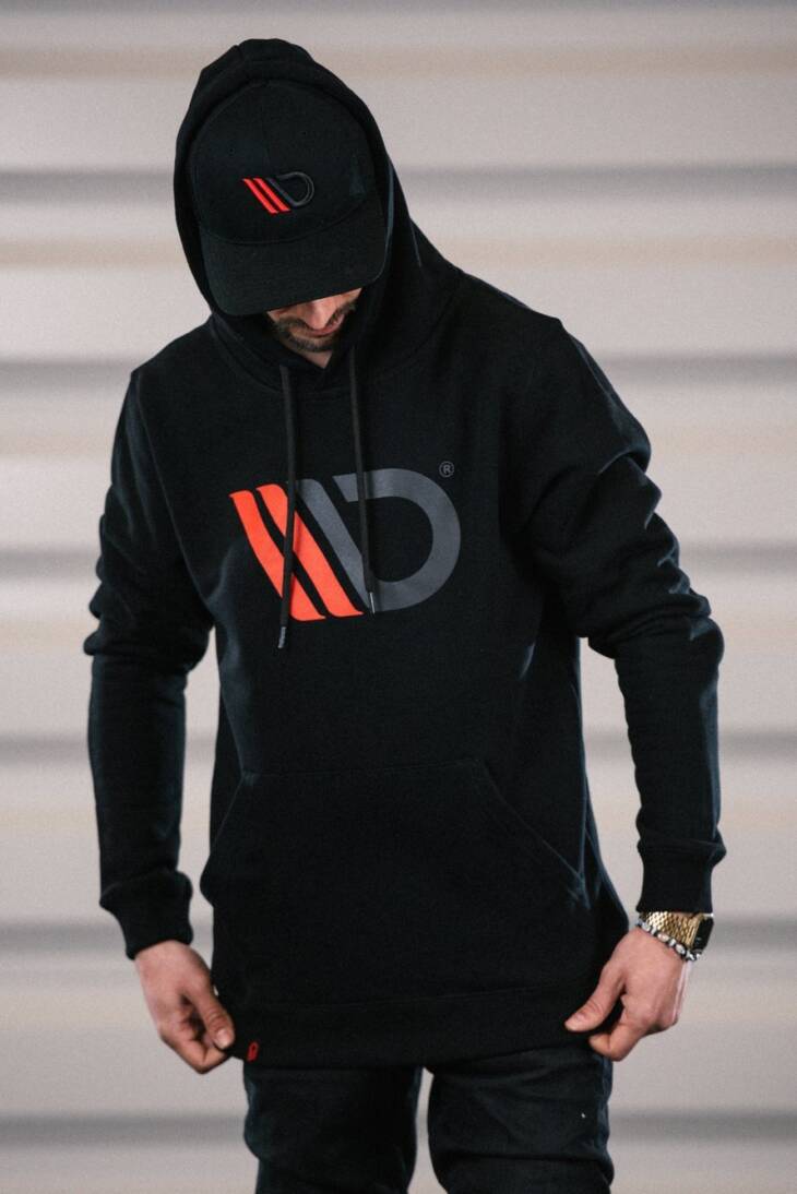 Mens Black hoodie - immagine 5