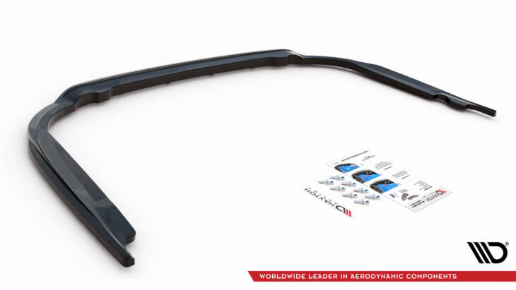 Central Rear Splitter (with vertical bars) Toyota Avensis Wagon Mk3 Facelift - immagine 5