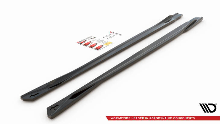 Side Skirts Diffusers Toyota Avensis Mk3 Facelift - immagine 6