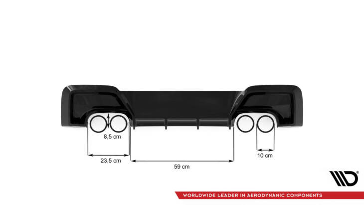 Rear Valance V.2  BMW M135i F20 - immagine 3
