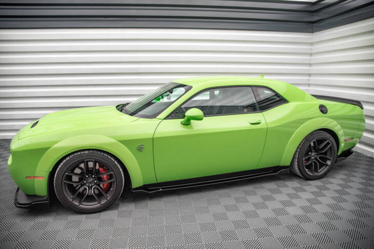 Side Skirts Diffusers Dodge Challenger SRT Hellcat Widebody Mk3 - immagine 3