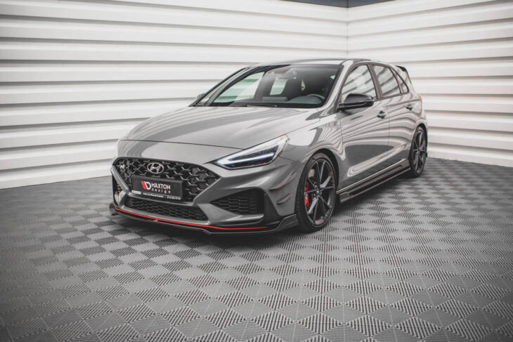 Front Splitter V.3 Hyundai I30 N Hatchback/Fastback Mk3 Facelift - immagine 4