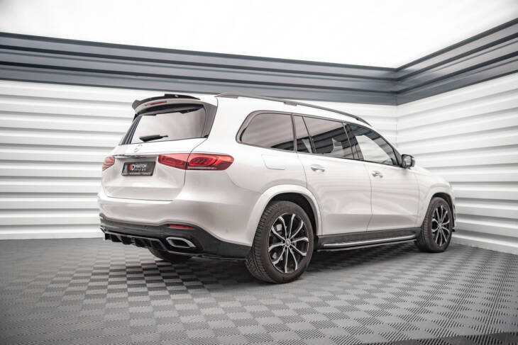 Central Rear Splitter (with vertical bars) Mercedes-Benz GLS AMG-Line X167 - immagine 2