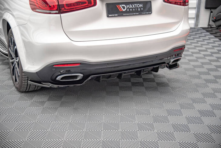 Central Rear Splitter (with vertical bars) Mercedes-Benz GLS AMG-Line X167 - immagine 3