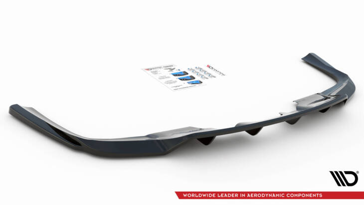 Central Rear Splitter (with vertical bars) Mercedes-Benz GLS AMG-Line X167 - immagine 6