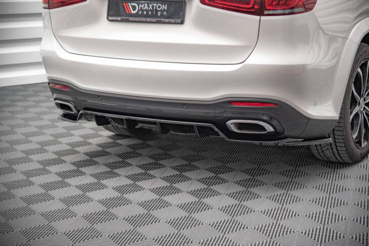 Central Rear Splitter (with vertical bars) Mercedes-Benz GLS AMG-Line X167 - immagine 5