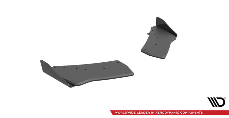 Street Pro Rear Side Splitters + Flaps Volkswagen Golf R Mk7 - immagine 4