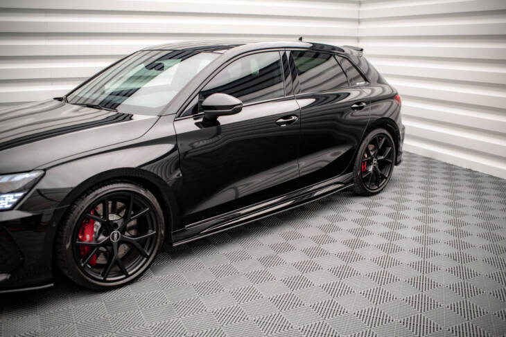 Street Pro Side Skirts Diffusers Audi RS3 Sportback 8Y - immagine 3