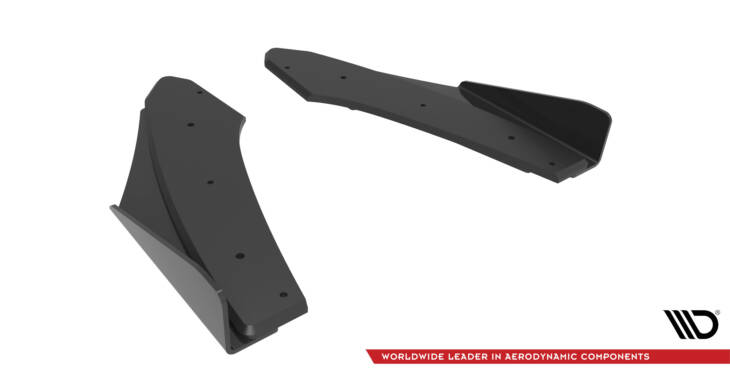Street Pro Rear Side Splitters + Flaps Audi S3 Sedan 8Y - immagine 6