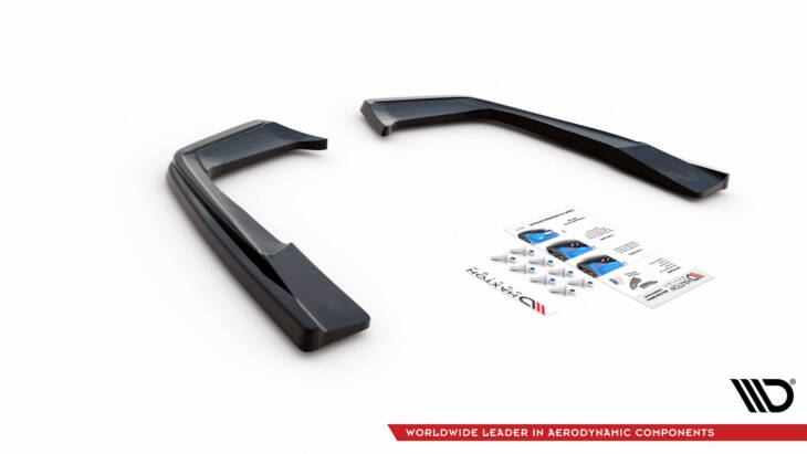 Rear Side Splitters Mercedes-AMG C 63AMG Coupe C205 Facelift - immagine 5