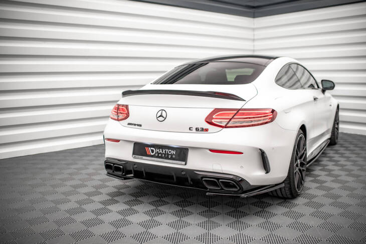 Rear Side Splitters Mercedes-AMG C 63AMG Coupe C205 Facelift - immagine 3