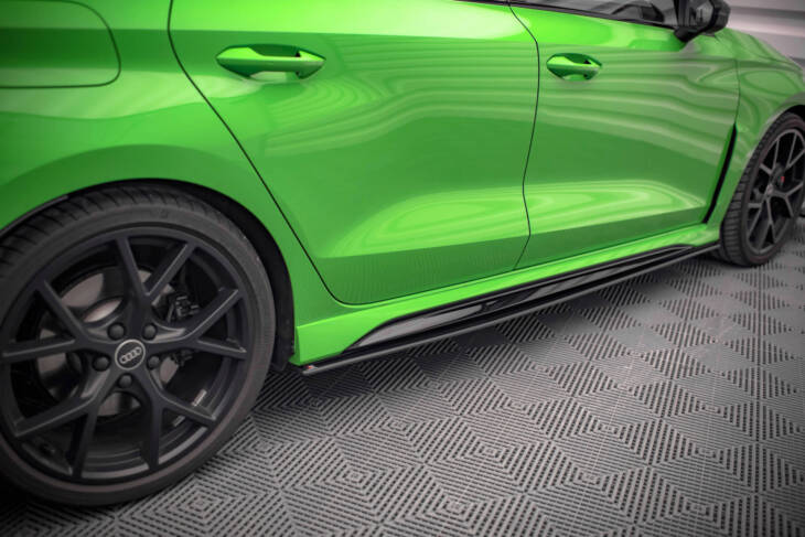 Street Pro Side Skirts Diffusers Audi RS3 Sedan 8Y - immagine 2