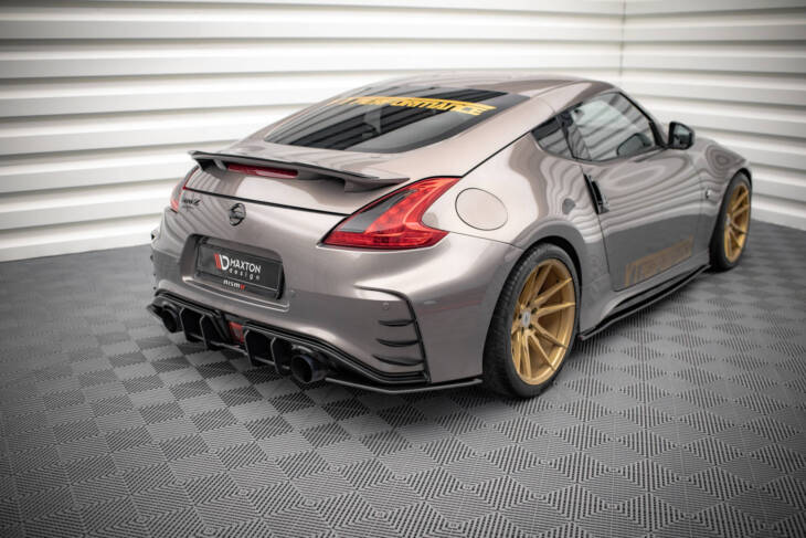 Street Pro Rear Side Splitters Nissan 370Z Nismo Facelift - immagine 3