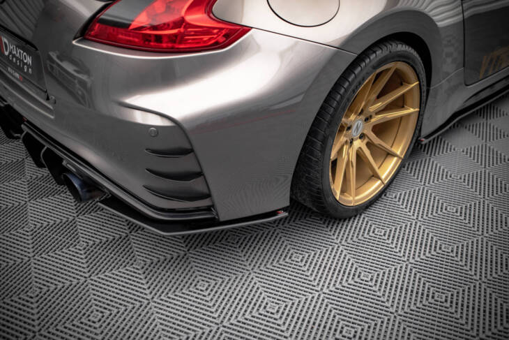 Street Pro Rear Side Splitters Nissan 370Z Nismo Facelift - immagine 4