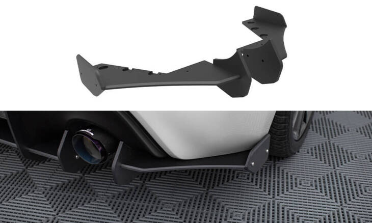 Street Pro Rear Side Splitters Subaru BRZ Mk1
