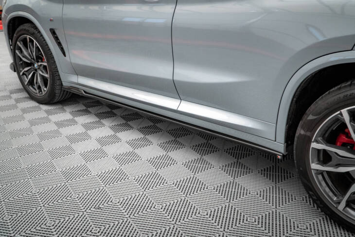 Side Skirts Diffusers BMW X4 M-Pack G02 Facelift - immagine 4
