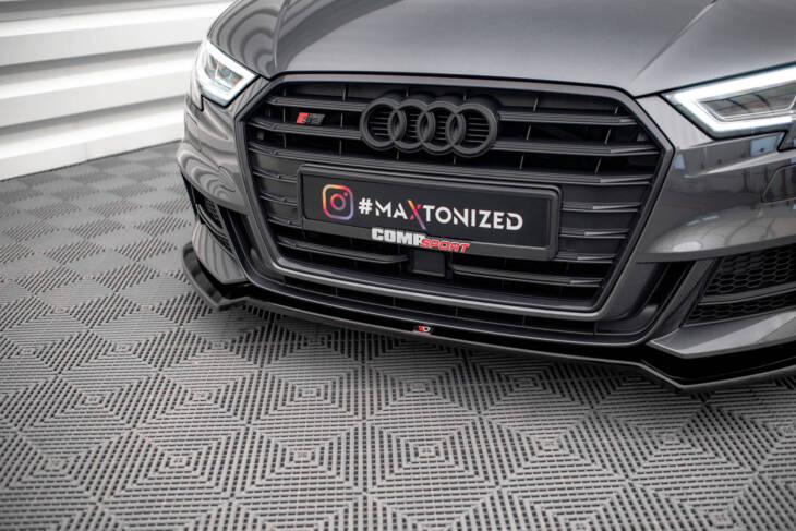 Front Splitter V.2 Audi S3 / A3 S-Line Sportback 8V Facelift - immagine 3