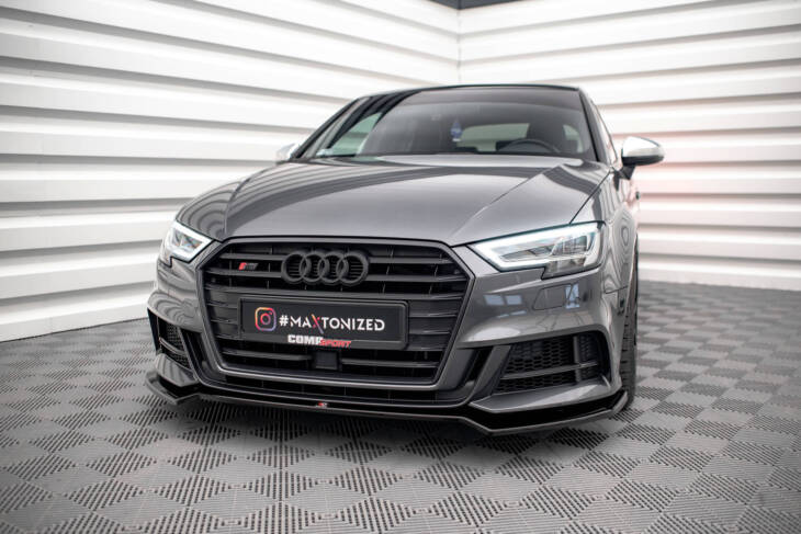 Front Splitter V.2 Audi S3 / A3 S-Line Sportback 8V Facelift - immagine 4
