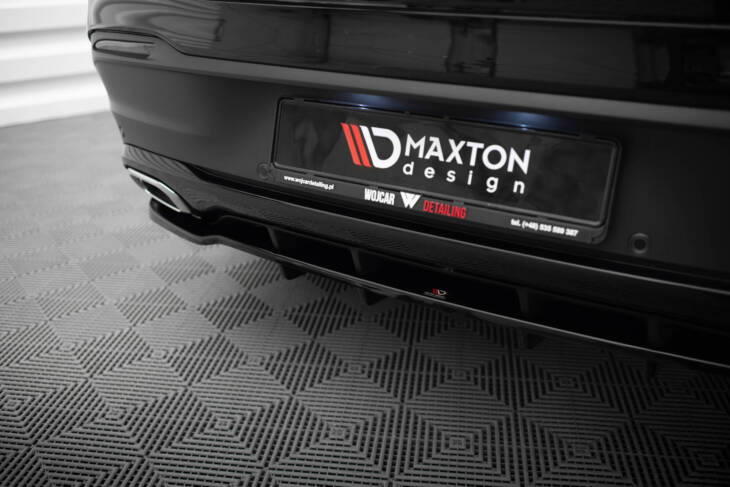 Central Rear Splitter (with vertical bars) Mercedes-Benz GLE Coupe AMG-Line C167 - immagine 2