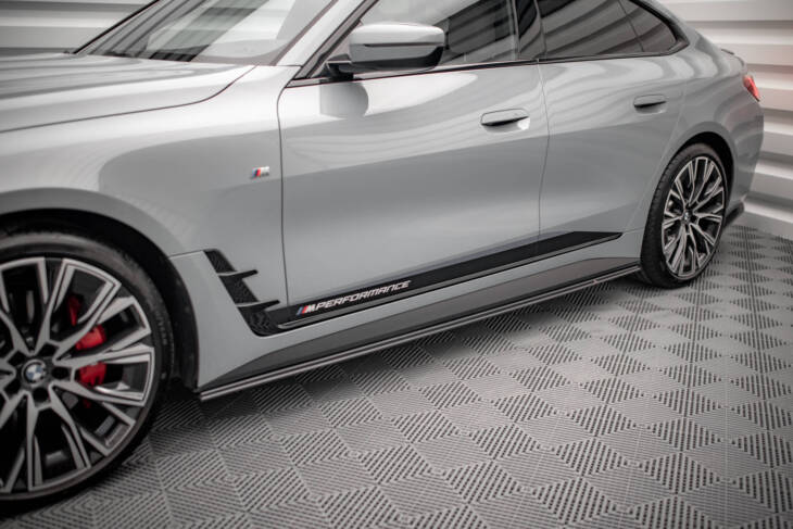 Street Pro Side Skirts Diffusers BMW 4 Gran Coupe M-Pack G26 - immagine 2