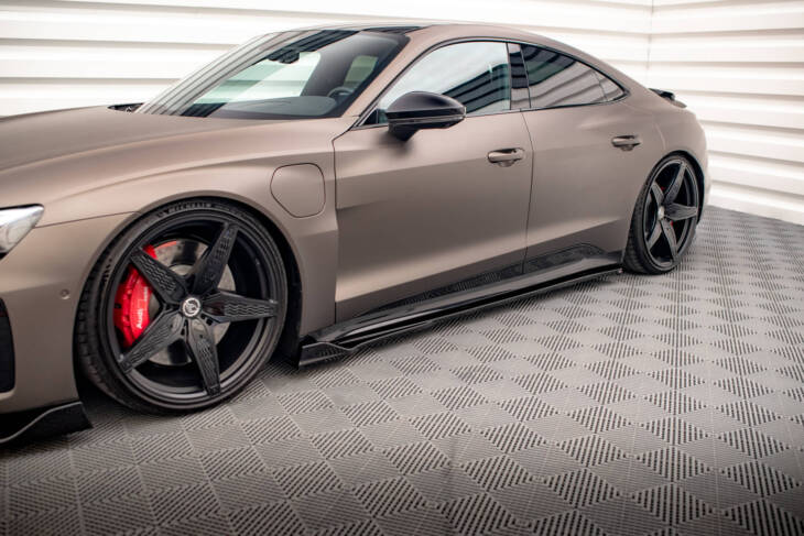Side Skirts Diffusers V.2 Audi e-Tron GT / RS GT Mk1 - immagine 2