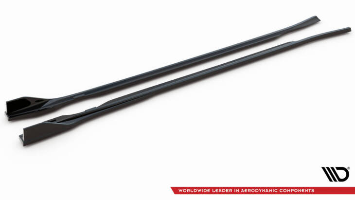 Side Skirts Diffusers V.2 Audi e-Tron GT / RS GT Mk1 - immagine 5