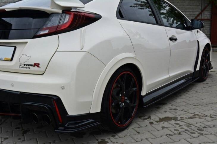 SIDE SKIRTS DIFFUSERS HONDA CIVIC IX TYPE R - immagine 3