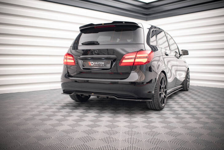 Central Rear Splitter (with vertical bars) Mercedes-Benz B W246 Facelift - immagine 4
