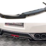 Central Rear Splitter (with vertical bars) Nissan GTR R35 Facelift