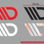 Maxton Sticker White 02 Signet Sticker Without Inscription 10x5 cm white