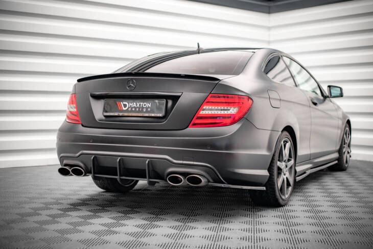 Street Pro Rear Diffuser Mercedes-Benz C Coupe AMG-Line C204 - immagine 4