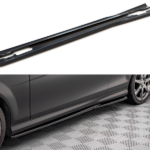 Side Skirts Diffusers Mercedes-Benz C Coupe / Sedan / Estate  AMG-Line C204 / W204 Facelift / S204 Facelift