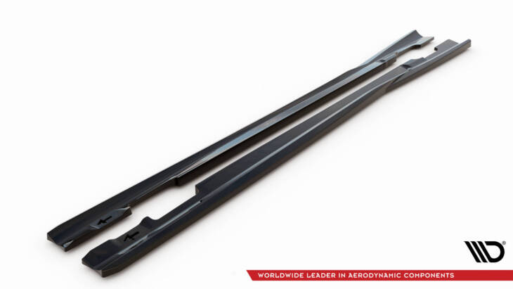 Side Skirts Diffusers Mercedes-Benz C Coupe / Sedan / Estate  AMG-Line C204 / W204 Facelift / S204 Facelift - immagine 5