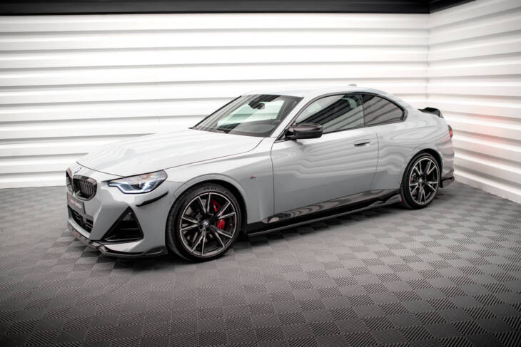 Side Skirts Diffusers V.1 BMW 2 Coupe M-Pack / M240i G42 - immagine 2