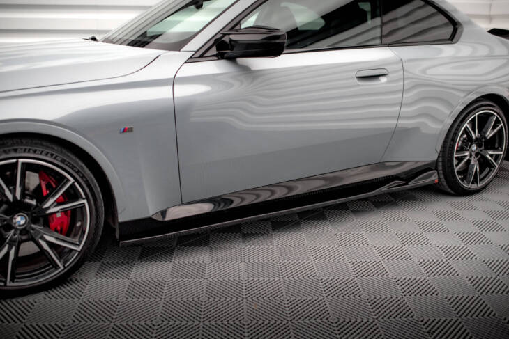 Side Skirts Diffusers V.1 BMW 2 Coupe M-Pack / M240i G42 - immagine 3