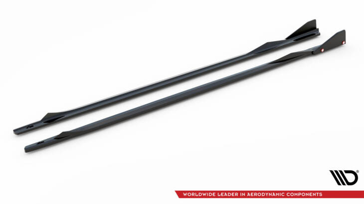 Side Skirts Diffusers V.2 + Flaps BMW 2 Coupe M-Pack / M240i G42 - immagine 5
