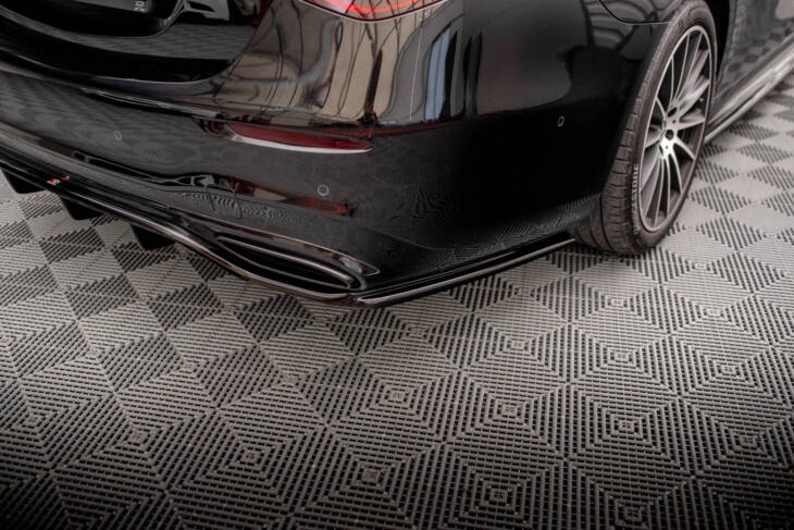 Central Rear Splitter (with vertical bars) Mercedes-Benz S AMG-Line W223 - immagine 4