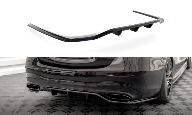 Central Rear Splitter (with vertical bars) Mercedes-Benz S AMG-Line W223