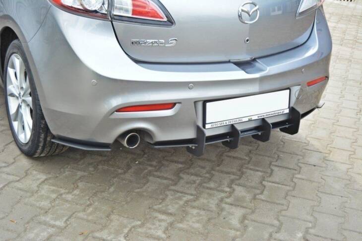 MAZDA 3 MK2 SPORT (PREFACE) REAR DIFFUSER & REAR SIDE SPLITTERS - immagine 4