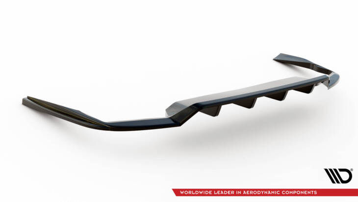 Central Rear Splitter (with vertical bars) Volvo V90 / S90 R-Design Mk2 - immagine 6