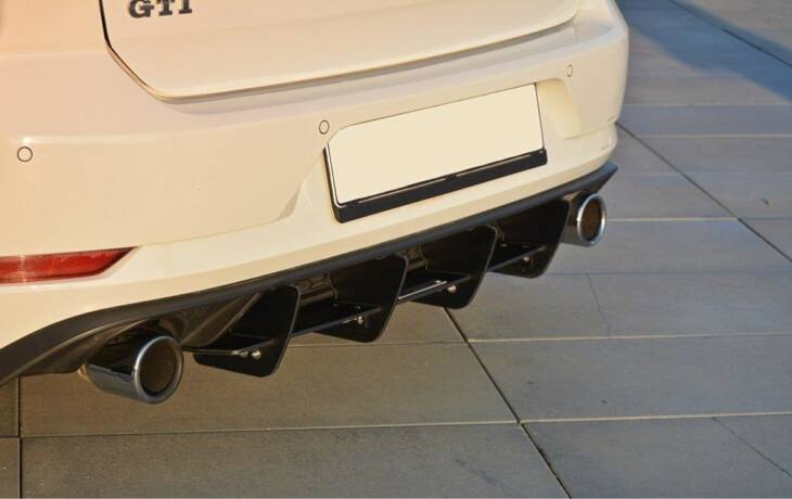 REAR DIFFUSER VW GOLF MK7 GTI FACELIFT - immagine 3
