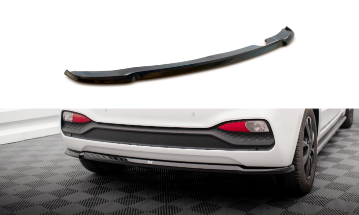 Central Rear Splitter Hyundai I20 Mk2 Facelift