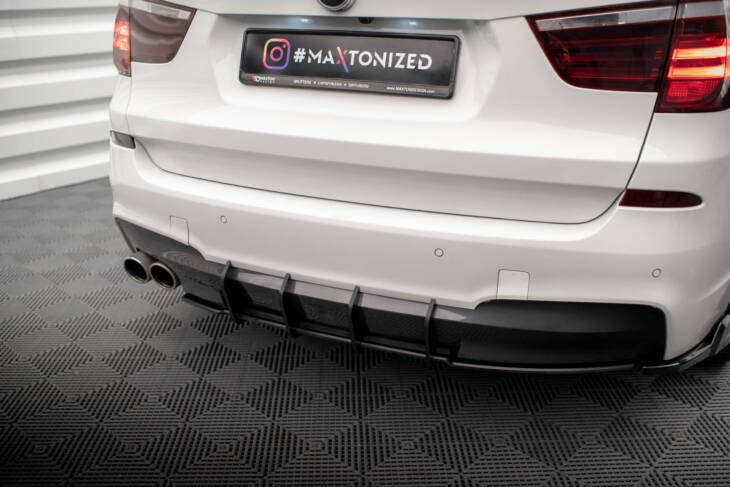 Street Pro Rear Diffuser BMW X3 M-Pack F25 - immagine 3