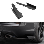 Street Pro Rear Side Splitters + Flaps Audi RS6 Avant C6