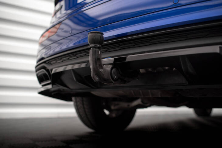 Central Rear Splitter (with vertical bars) Audi Q5 S-Line SUV Mk2 Facelift - immagine 2