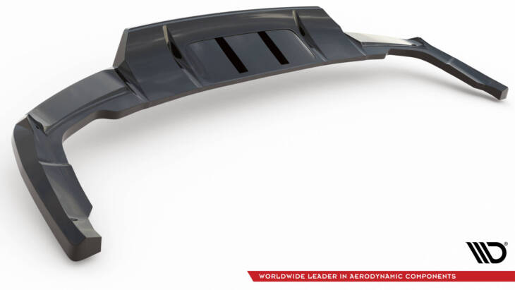 Central Rear Splitter (with vertical bars) Audi Q5 S-Line SUV Mk2 Facelift - immagine 9
