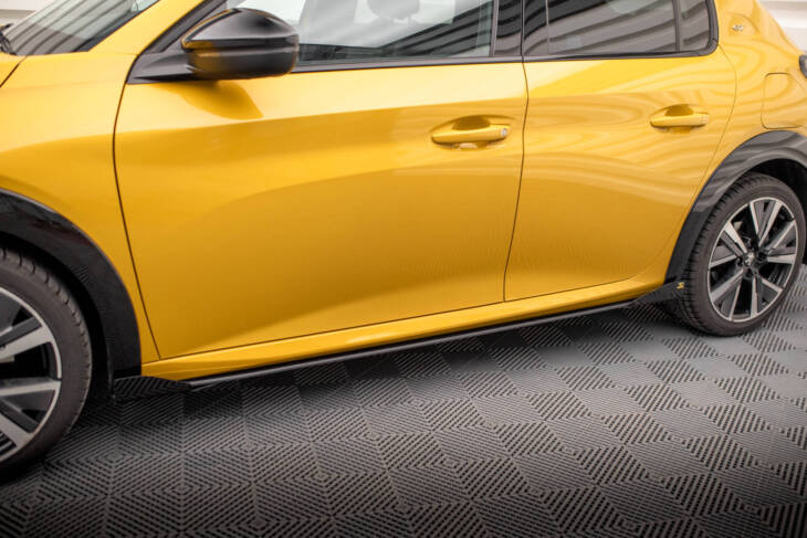 Street Pro Side Skirts Diffusers + Flaps Peugeot 208 GT Mk2 - immagine 2