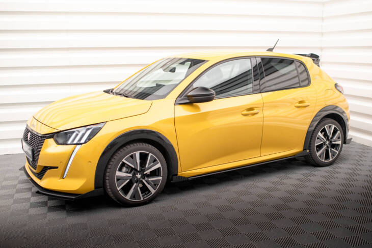 Street Pro Side Skirts Diffusers + Flaps Peugeot 208 GT Mk2 - immagine 4