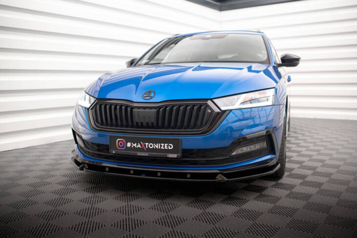 Front Splitter V.1 Skoda Octavia Sportline Mk4 - immagine 4