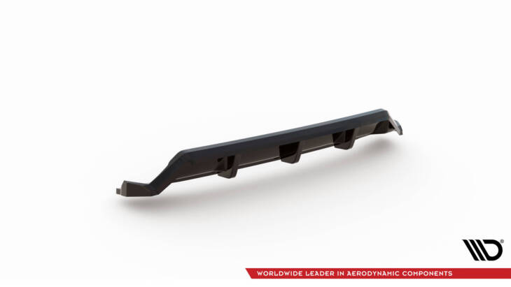 Central Rear Splitter (with vertical bars) BMW X3 M-Pack G01 Facelift - immagine 5